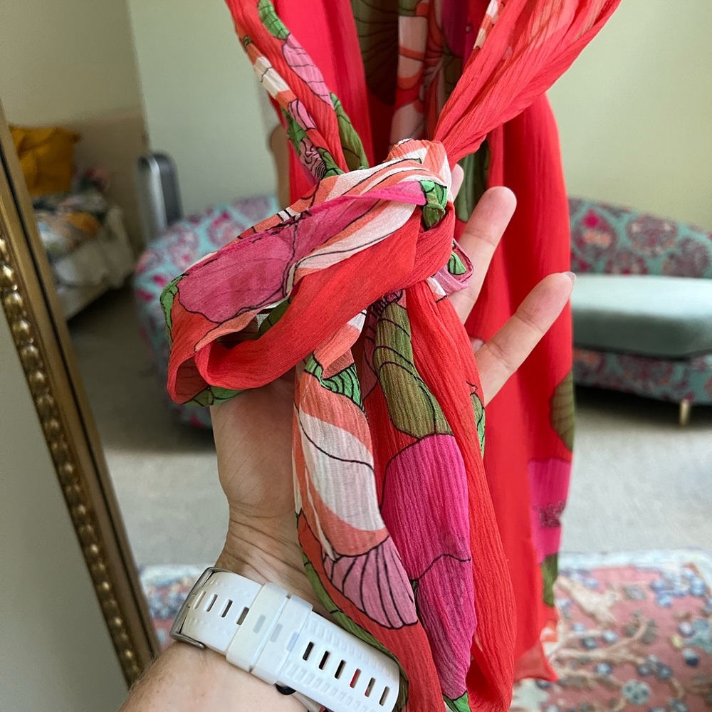 Tibi Pink and Red Floral Dress - Picture 12 of 16